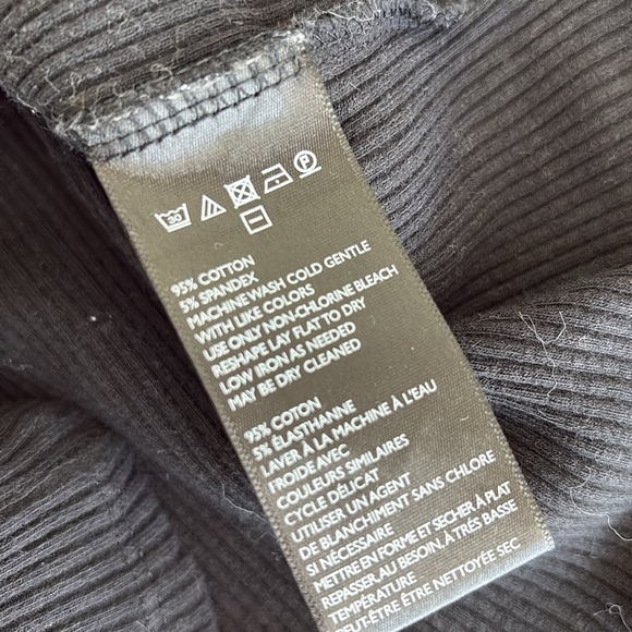 Free People Beach Ribbed Black Bodycon Dress Open Back Size Small - Picture 8 of 8